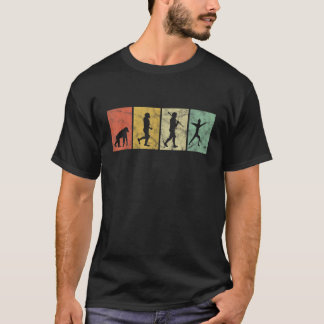 T-shirt Fencer Evolution Of Man Fencing Funny Retro 70s 80
