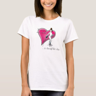 T-shirt FencerGrrl - la manière au coeur d'un homme…