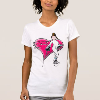 T-shirt FencerGrrl--La manière au coeur d'un homme…