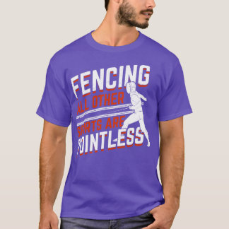 T-shirt Fencing Sport Fencer Cadeau