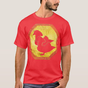 T-shirt Feng Shui Mandarin Ducks in Bagua Shape