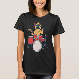 T-shirt Fente de tambour Lente Fente Métal Lourd Dit Doom 