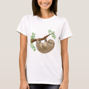 T-shirt Fente mère et bébé pour la première fête des mères