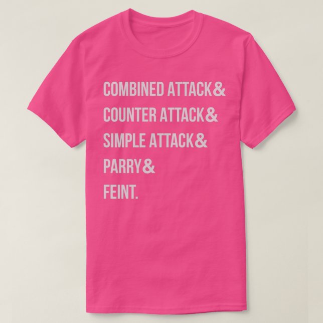 T-shirt Fentes d'escrime Pour les amateurs de sport (Design devant)