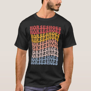 T-shirt Fer à cheval Groovy Retro Sports