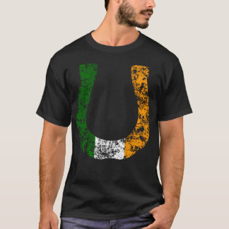T-shirt fer à cheval irlandais chanceux