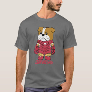 T-shirt Fer coloré Anglais Bulldog Funny Chiot Animal de c