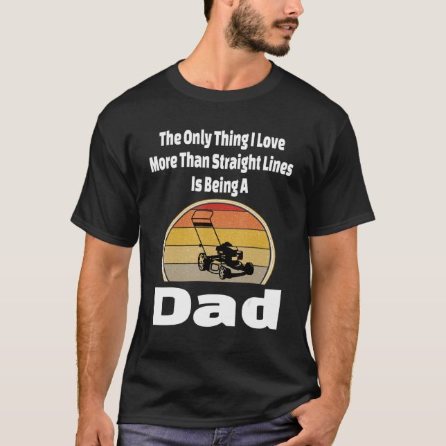 T-shirt Fer de la pelouse papa Mailler Père Paysage droit  (Devant)