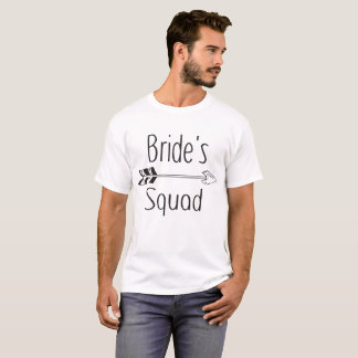 T-shirt Fer De L'Équipe Des Mariées En Transfert Pendant L