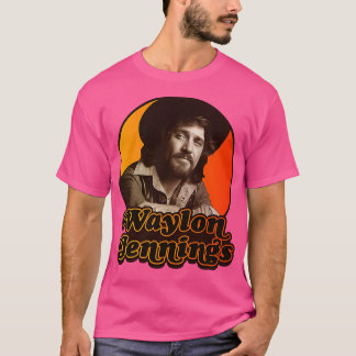 T-shirt Fer Vintage Waylon Jennings