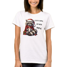 Feral Christmas Raccoon Holiday