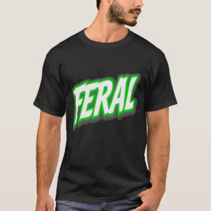 T-shirt feral - Conception de l'énoncé gothique sa