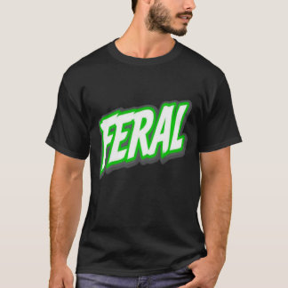 T-shirt feral - Conception de l'énoncé gothique sa