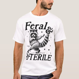 T-shirt Feral Et Stérile Vivant Sauvage Et Womb Gratuit