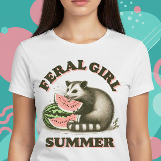 T-shirt Feral Girl été