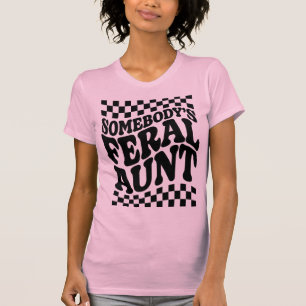 T-shirt Feral Tante Funny cadeau de famille