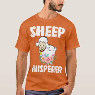 T-shirt Ferme à fleurs florales de mouton mignonne Whisper