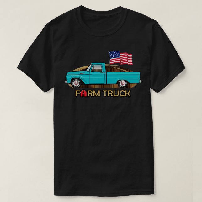 T-shirt ferme aquacole Camion (Design devant)
