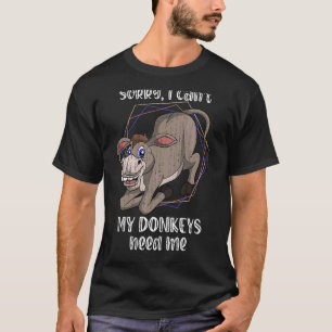 T-shirt Ferme d'âne Cute éleveur d'animaux de ferme éleveu