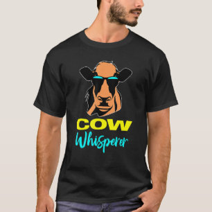 T-shirt Ferme de chuchoteur de vache agriculteur animal va