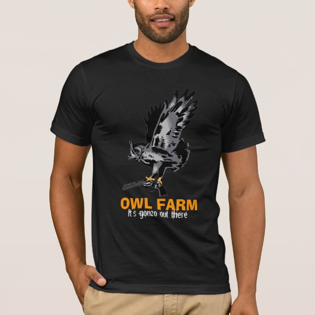 T-shirt Ferme de hibou (Devant)