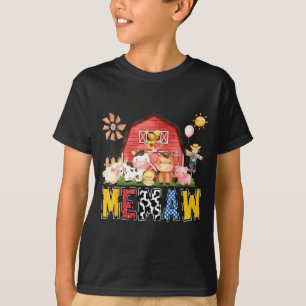 T-shirt Ferme de Memaw Vache Anniversaire Garçon Tenue de