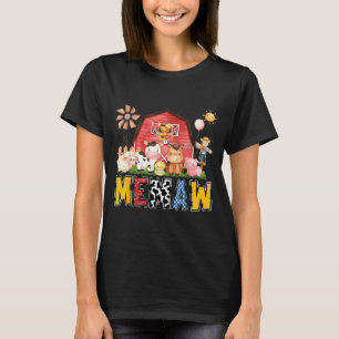 T-shirt Ferme de Memaw Vache Anniversaire Garçon Tenue de