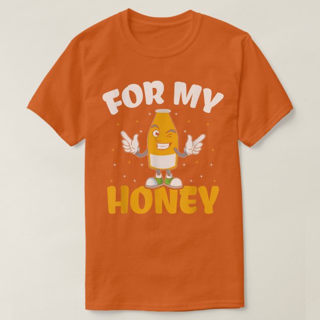 T-shirt Ferme de miel Abeille Fermier ruche Miel Buzzing B (Design devant)