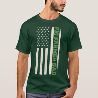 T-shirt Ferme de porc patriotique Agriculture de porc Ferm