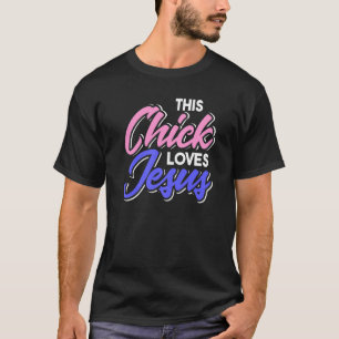 T-shirt Ferme de poulet chrétien Jésus agriculteur Religio