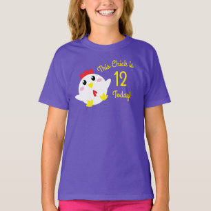T-shirt Ferme de poulet Fête d'anniversaire Enfants