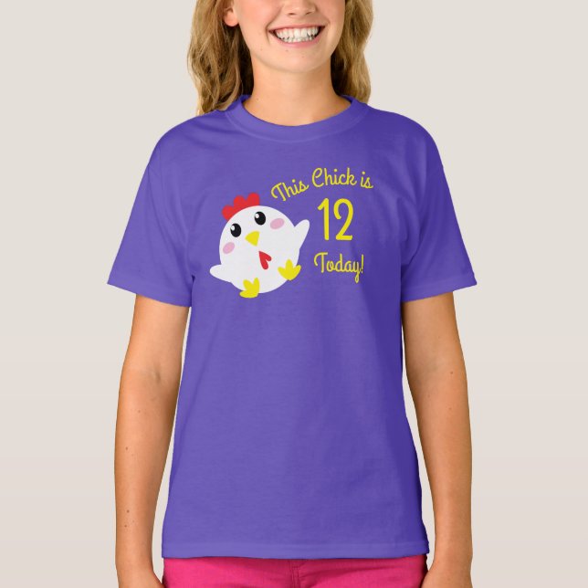 T-shirt Ferme de poulet Fête d'anniversaire Enfants (Devant)