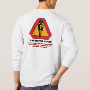 T-shirt Ferme de signe d'humains et marché lents d'artisa