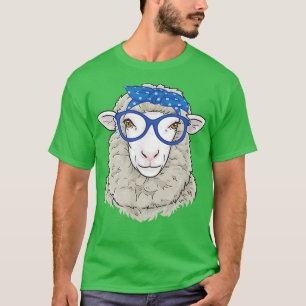 T-shirt Ferme d'élevage de moutons mignons
