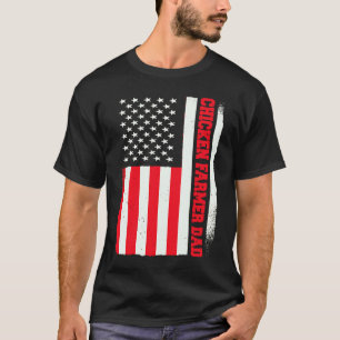 T-shirt Ferme d'élevage de porcs patriotiques Agriculture