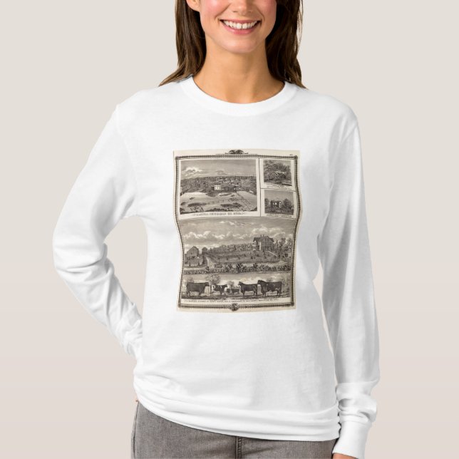 T-shirt Ferme et résidence de Nashua (Devant)