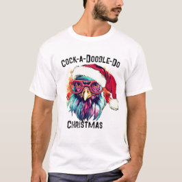 T-shirt Ferme Fitness Gym Tee, Coq de Noël Humour cadeau