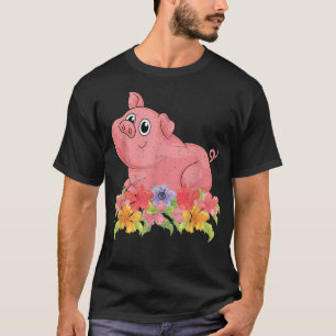 T-shirt Ferme Florale Animaux Agriculteurs Amoureux des an