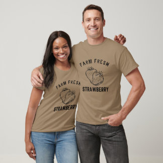 T-shirt Ferme fraise fraîche