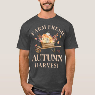 T-shirt Ferme Fresh Automne Harvest automne citrouille pat