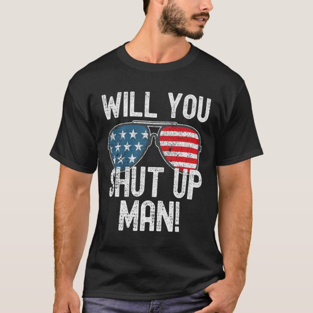 T-shirt Ferme-La L'Homme ! Joe Biden (Devant)
