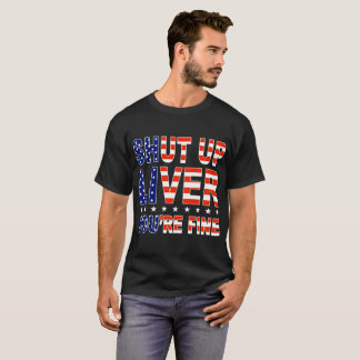 T-shirt ferme le foie tu vas bien en amérique