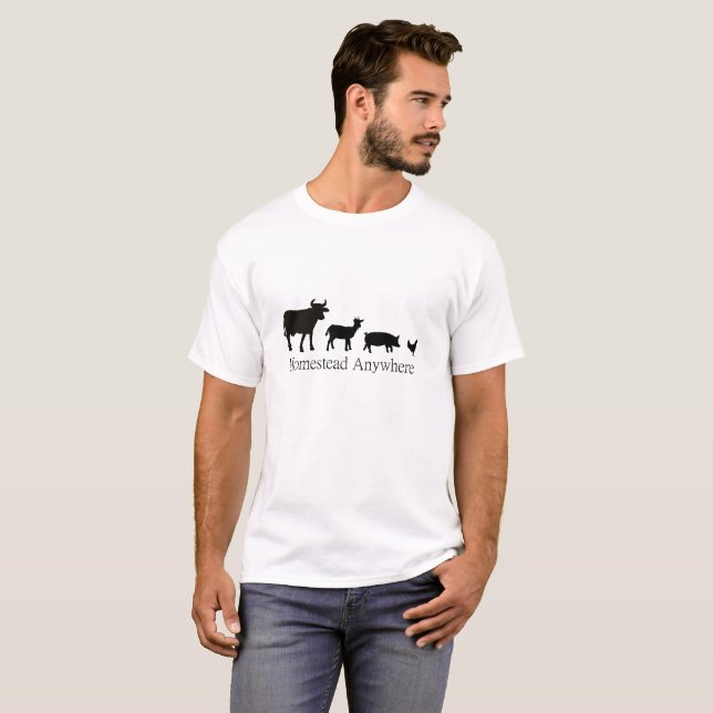 T-shirt Ferme n'importe où (Devant entier)