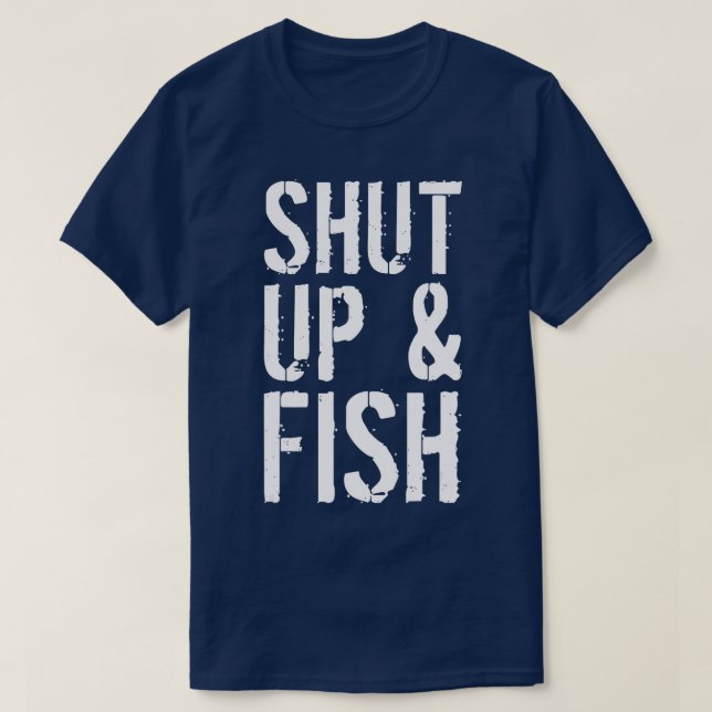 T-shirt Fermer et pêche au poisson (Design devant)
