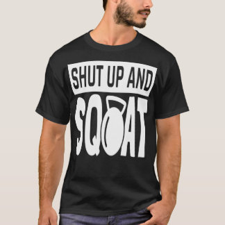 T-shirt fermer et squat Mens Womens Funny s