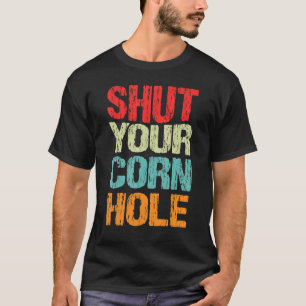 T-shirt Fermer votre Corn Hole Bean bad Cornhole Player 2