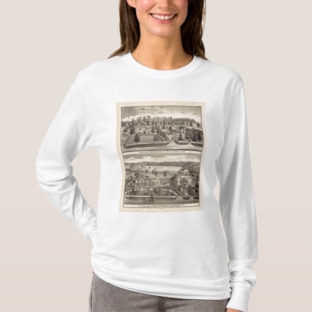 T-shirt Fermes et résidences de WR Blodgett et (Devant)