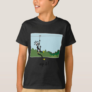T-shirt "Fermez- la fermeture éclairle ! "