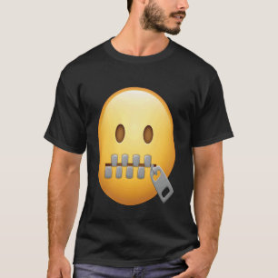 T-shirt Fermez Votre Bouche Visage u2013 Dessin Animé Ludi