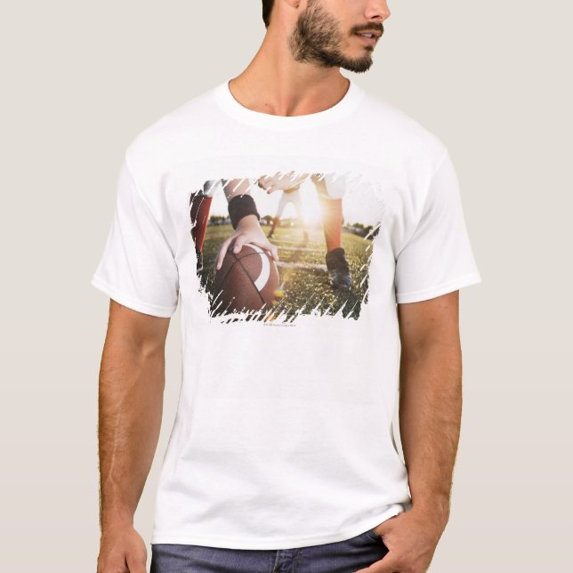 T-shirt Fermez-vous de la préparation centrale du football (Devant)